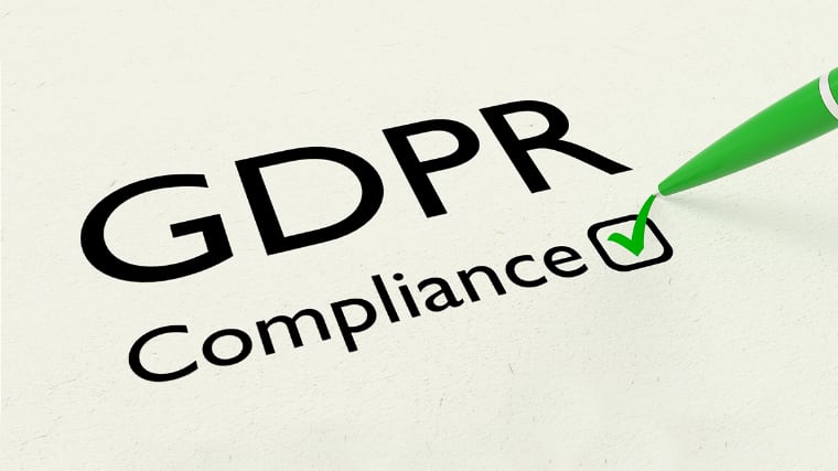 GDPR compliance avkrysset på papir