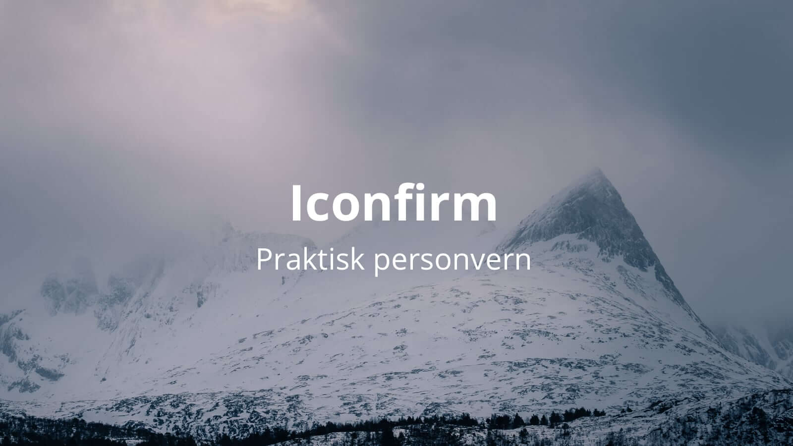 Snøtind Iconfirm programvare